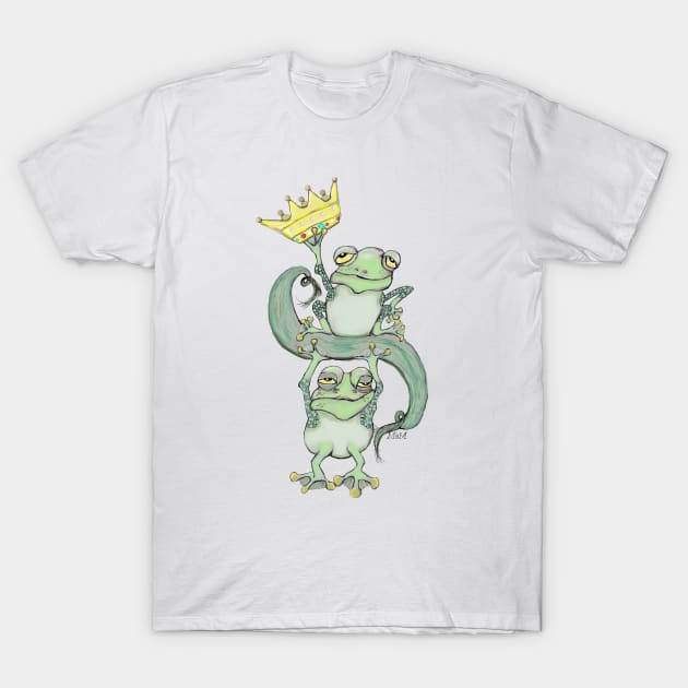 King Frog T-Shirt by msmart